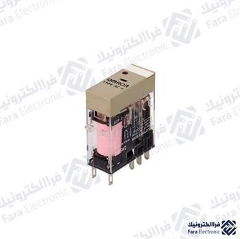 رله شیشه ای 110 ولت 8 پین  5 آمپر 2 کنتاکت G2R-2 110VAC 8PIN 2C 5A OMRON 